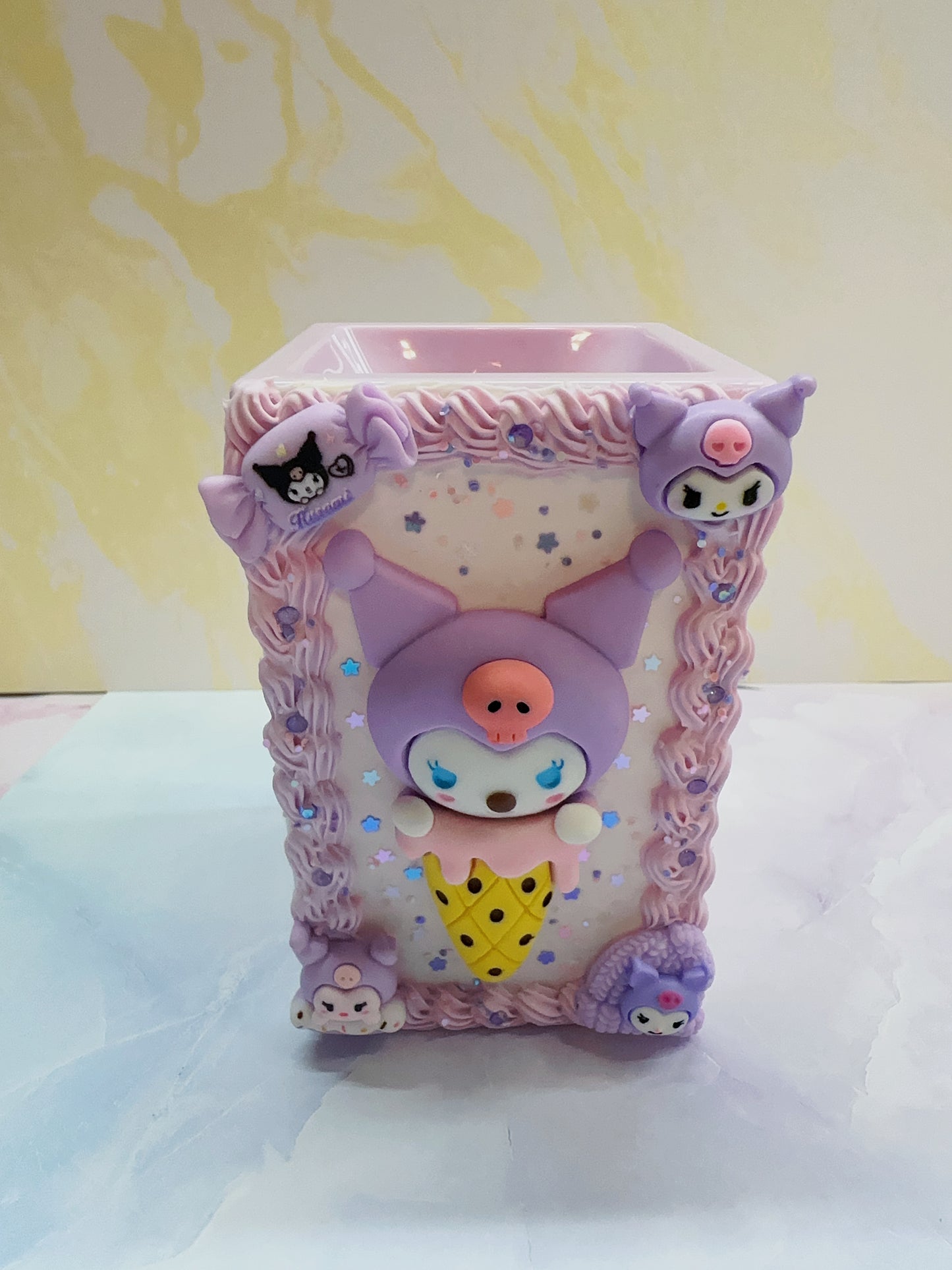 Light purple Kuromi Pen/Makeup brush Holders